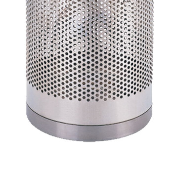 南 GPX-48 南方圆形垃圾桶 砂纹钢 酒店宾馆商用客房不锈钢垃圾桶 居家房间桶 果皮桶