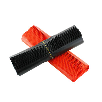 兰诗（LAUTEE）DA4044 手提式加厚塑料袋方便袋超厚水产袋5公斤装 红色35*62cm【24个】/公斤