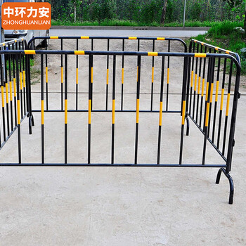 中环力安【红白1.5*1m】铁马护栏镀锌管临时施工围栏市政隔离路栏道路移动安全防护栏围挡