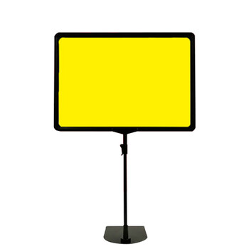 海斯迪克 HKW-87 超市pop标价牌 展示架 价格促销牌台式支架促销架广告仓库标识牌 A4加高款