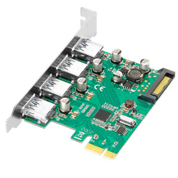 魔羯(MOGE)PCIEx1转4口USB3.0扩展卡 MC2018 瑞萨(NEC)芯片 厂家配送