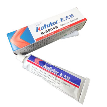 卡夫特 kafuter K-5904B 快干型有机硅密封胶 汽车尾灯胶大灯胶 黑色100g/支