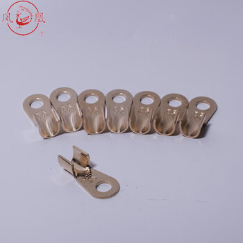 凤凰A级 紫铜OT开口铜鼻子 铜接头 OT-200A酸洗 接线端子 1只