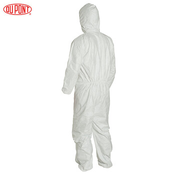杜邦（DU PONT）1422A防护服 XL码 特卫强连体带帽防护服 透气防尘服   1件