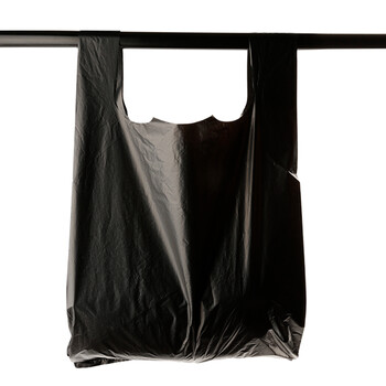 昂来瑞特 垃圾袋 背心式 40*60cm 黑色 50只装 WHLJD-0017
