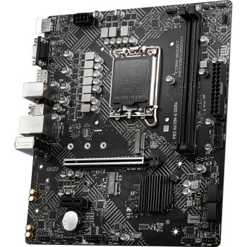 微星（MSI）PRO H610M-G DDR4 电脑主板 支持CPU 12400F/12490F/13400F (INTEL H610/LGA 1700)	