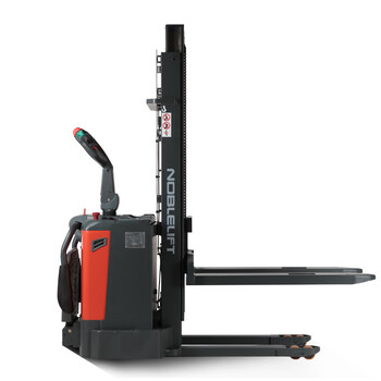 诺力（NOBLELIFT）叉车全电动液压堆高车站驾式电动托盘堆垛车PSB1534载重1.5吨升高3.4米