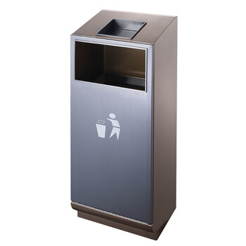 南 GPX-4D 南方座地烟灰桶 玫瑰金 酒店大堂不锈钢垃圾桶立式烟灰桶电梯口走廊吸灰桶烟灰柱灭烟桶