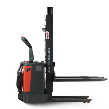 诺力（NOBLELIFT）叉车全电动液压堆高车站驾式电动托盘堆垛车PSB1236载重1.2吨升高3.6米