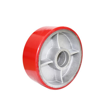 稳斯坦 WST155 超重型脚轮 手推车脚轮工业双轴承橡胶轮万向刹车轮 6寸(载重700KG)