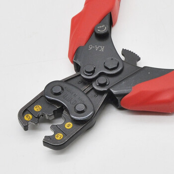 台湾OPT进口压线钳棘轮式省力型快速冷压端子钳插簧绝缘裸端子KA-8 KA-8 铬钒合金钢