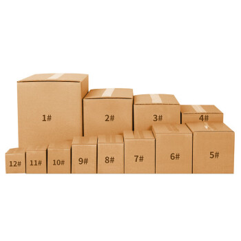飞尔（FLYER）包装盒快递纸箱 打包纸盒长方形纸箱子【390×290×210mm 双层瓦楞5-7mm】50个起批