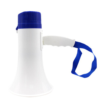 百舸 喇叭扩音器喊话器加送锂电池1个手持手提式叫卖器 录音扩音扬声器 地摊叫卖喇叭