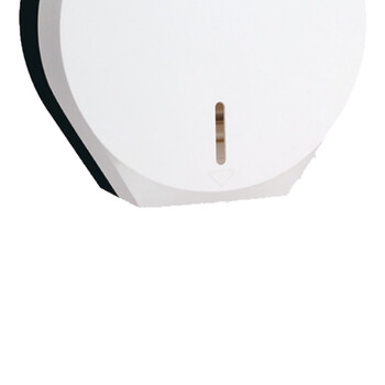 北奥（Beao）OK-500A 塑料大卷纸盒黑白色 酒店大擦手纸盒壁挂式 卫生间厕纸盒厕纸架