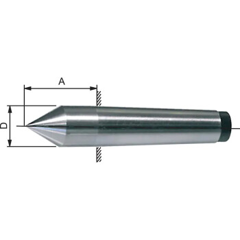 德国哈恩库博工具 Hahn+Kolb ORION顶针DIN806MT4，淬硬工具钢 22104040