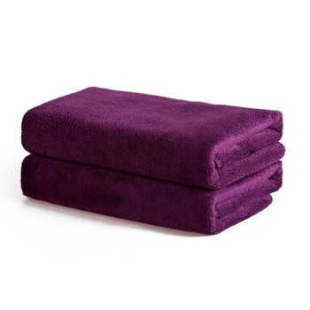 兰诗（LAUTEE）DA1079 加厚纤维毛巾定制毛巾吸水巾 咖啡色 30*60cm 10条装