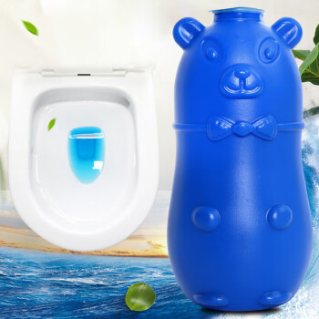 海斯迪克 HK-852 洁厕灵 小熊蓝泡泡洁厕宝 卫生间厕所固体凝胶清洁去异味洁厕液剂