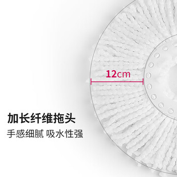 好媳妇（OKwife）好媳妇 旋转拖把头 通用原装替换棉头1个装