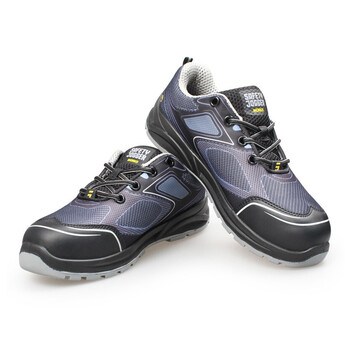 鞍琸宜CADOR S1P防砸防刺穿安全鞋低帮011102灰色48码1双装