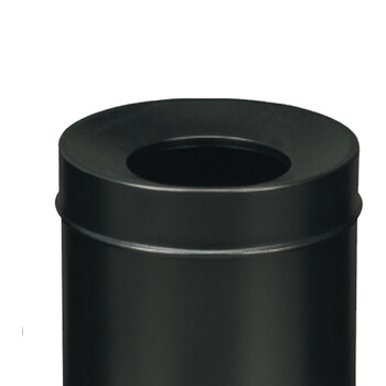 南 GPX-177 南方圆形斜口房间垃圾桶 黑色 厨房不锈钢垃圾桶酒店宾馆客房桶 果皮桶