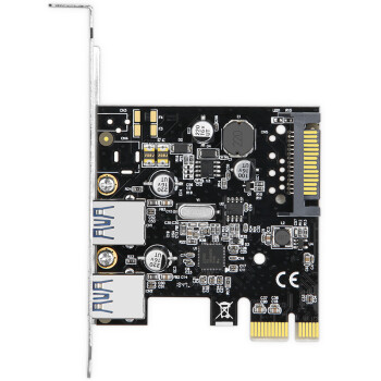 魔羯(MOGE)PCIEx1转USB3.0双口USB3.0扩展卡 MC2010 赠送短挡板 瑞萨(NEC)芯片