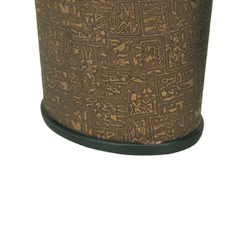 南 GPX-179 南方圆锥形房间垃圾桶 埃及纹皮 酒店宾馆商用客房垃圾桶 居家房间桶 果皮桶