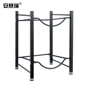 安赛瑞 饮水桶放置架 公司办公室仓库桶装水收纳架 2层饮用水储物支架 工业灰色 24764