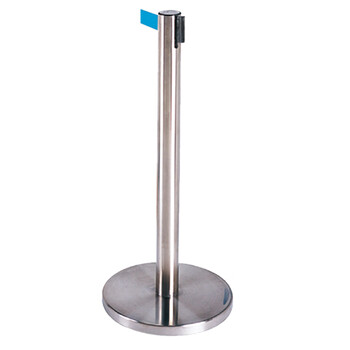 南 LG-H 伸缩带栏杆座 砂钢 栏杆座 隔离带护栏杆警戒围栏银行排队立柱