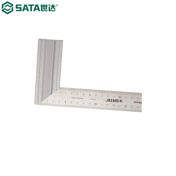 世达（SATA）91412    铝柄钢角尺 300MM