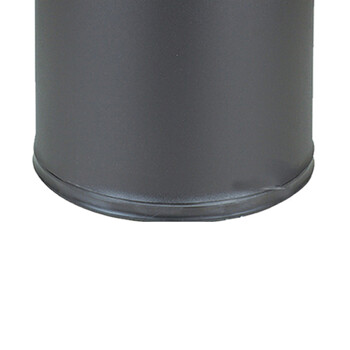 南 GPX-45F 南方圆形双层镂空花房间桶 紫荆花镜钢圈黑色 商用酒店宾馆客房垃圾桶 果皮桶 房间桶