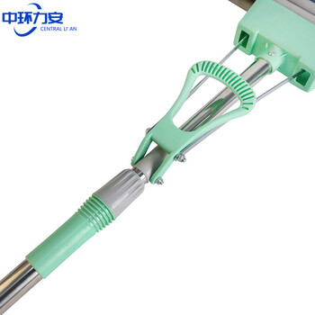 中环力安【绿色36*85cm】双排吸水海绵拖把ZHLA-8141B