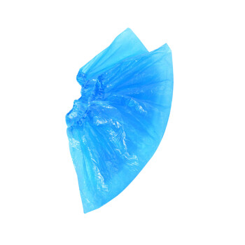 兰诗（LAUTEE）DA6030 一次性鞋套塑料脚套防尘鞋套 薄款1.0g（蓝色）100只/包3包装