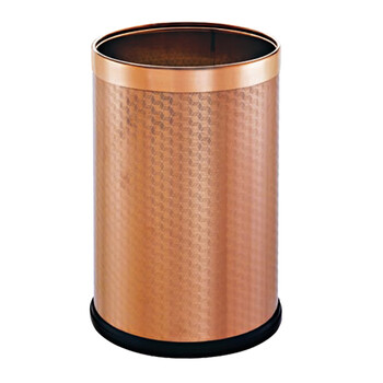 南 GPX-21 南方房间垃圾桶 席纹花钢 酒店宾馆商用客房垃圾桶 居家房间桶 果皮桶
