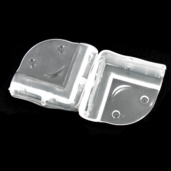 海斯迪克 HK-336 透明防撞护角 安全护角 保护角 透明防护桌角 笑脸L型防撞角（10个装）