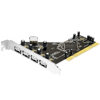 魔羯(MOGE)PCI转5口USB2.0扩展卡 MC1010 台式电脑主机后置5口USB2.0转接卡