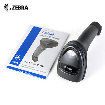 斑马 （ZEBRA）DS4608-XD二维条码扫描枪超市收银商品外箱扫码器	