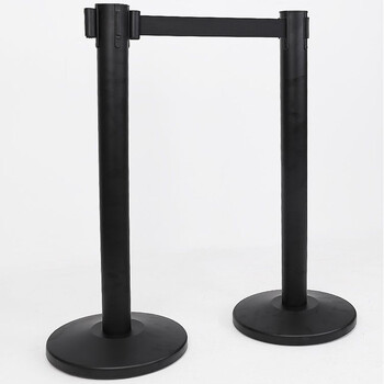 庄太太【5米银色平盘-（加厚款）】伸缩隔离带机场不锈钢防护栏酒店迎宾安全警戒线