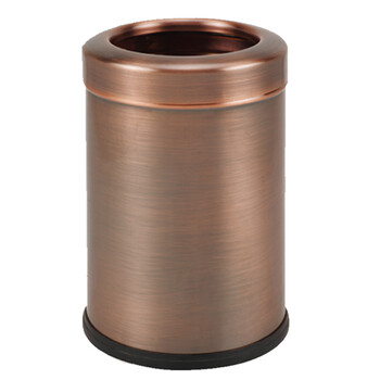 南 GPX-205D 房间垃圾桶  古铜 不锈钢垃圾桶 客厅卫生间 桌面垃圾桶 酒店客房桶