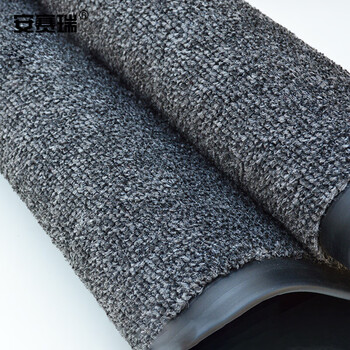 安赛瑞 消毒地垫 商用鞋底消毒地垫吸尘吸水脚垫 1平米起订 沾酒精消毒水吸水垫 公司地垫 定制款 灰色26960