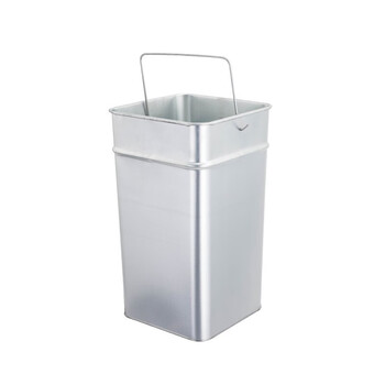 舒蔻【酒店垃圾桶】烟灰缸不锈钢大堂立式室外宾馆时尚带内桶走廊带烟灰缸垃圾桶烟灰桶方桶A-178B玫瑰金