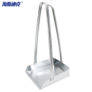 海斯迪克 HK-8033 大号铁簸箕 铁撮子垃圾铲 加大垃圾铁畚箕 铁扒斗 环卫平把垃圾斗 60cm加厚 10个