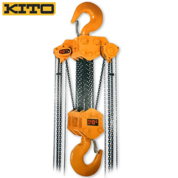 KITO凯道CB300日本原装进口10链 环链手拉葫芦吊具起重工具30t 3.5m 黄色