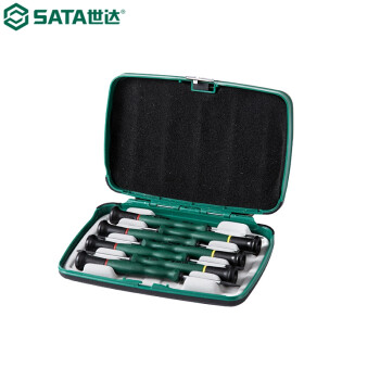 世达（SATA）09314 7件一字、十字微型螺丝批组套