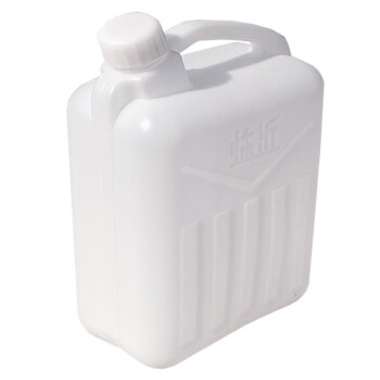 兰诗（LAUTEE）DB8012 塑料桶扁方桶储水桶加厚酒壶酒桶花生油桶15L 容量30斤/2个装