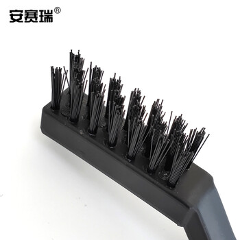 安赛瑞 工业清洁刷 文玩除锈去污钢刷工具 不锈钢钢丝刷迷你刷子 尼龙15把装 23959