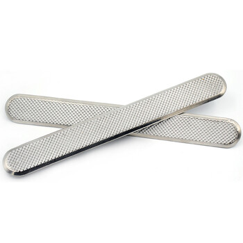 海斯迪克 HKW-159 304不锈钢盲道条 导盲条钉 防滑指引菠萝纹无障碍盲道钉盲人行道 280mm*5mm*35mm菠萝纹