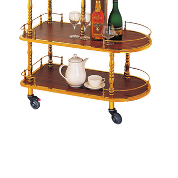 南 C-17 甜品车 镜金 酒店餐厅送餐车茶水车点心蛋糕车置物架