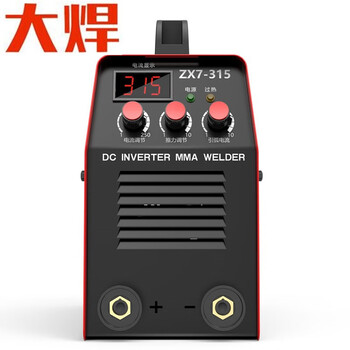 大焊电焊机220v电子迷你二相电焊小型焊机  裸机【315三旋钮调节】