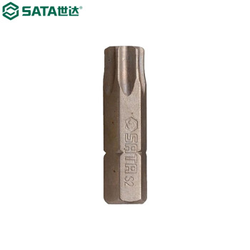 世达（SATA）59241 5件套6.3MM系列25MM长中孔花形旋具头TT8