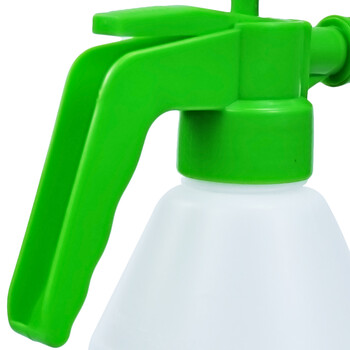 益美得 喷壶园林园艺高压喷壶喷雾洒水器大容量 钢头压力喷壶2L绿色